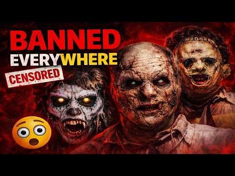 Top 10 Horror Movies BANNED Around the World 😱 (Some Are Illegal!)