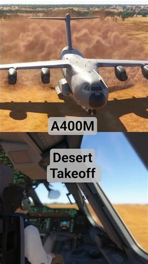 MSFS 2024 - Airbus A400M Desert Takeoff #msfs2024