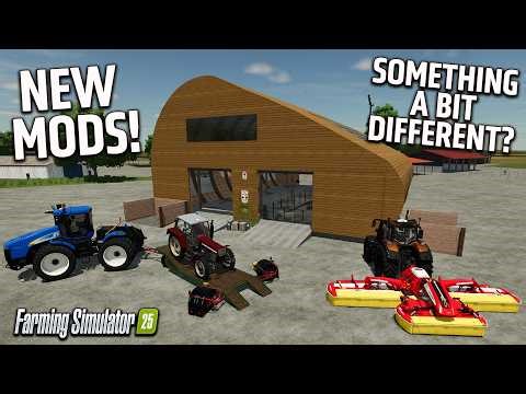 CONNECTED TRIPLE MOWER RETURNS?! NEW MODS/UPDATES (REVIEW/GUIDE) FARMING SIMULATOR 25