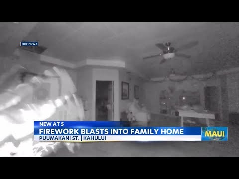Maui police investigate Kahului home damaged by fireworks on New Year's Eve