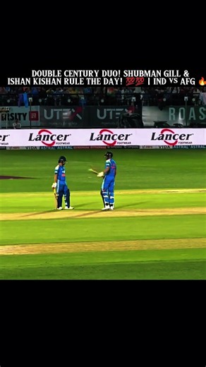 SHUBMAN GILL & ISHAN KISHAN DUO CENTURY SPECIAL! 🔥🇮🇳 #shubmangill #ishankishan #odi #indvsafg