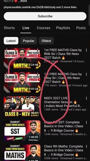 😱NEEV 2027 CLASS 9th Batch Free || Neev Batch Details & Planner || NEEV 2027 Class 9 Batch #pw