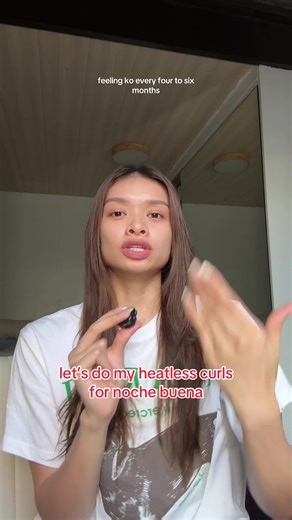 Heatless Curls Tutorial for Noche Buena