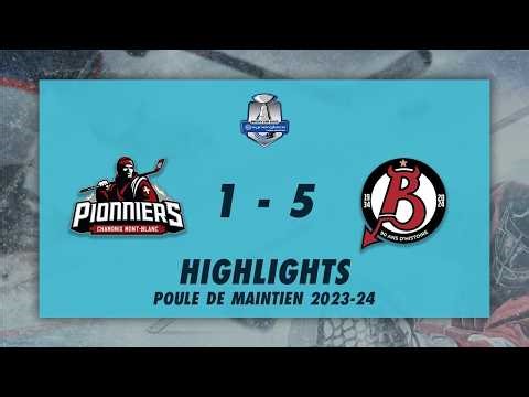 Pionniers de Chamonix 1-5 Diables Rouges de Briançon - Highlights - Synerglace Ligue Magnus 2023/24