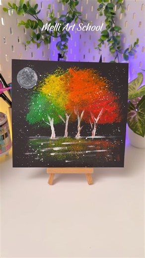 Art Hacks to Drawing Trees Easily #shorts