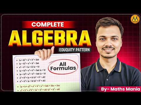Complete Algebra Formula Revision 🔥 | All Formulas in One Shot | SSC CGL 2026 | Railway | All Exams