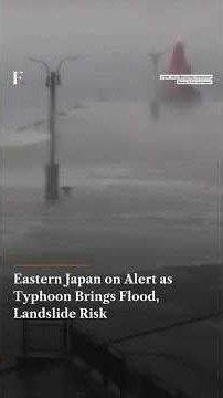 Eastern Japan on Alert as Typhoon Brings Flood, Landslide Risk | N18G