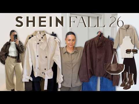 SHEIN FALL HAUL 2026 - Must-Have Basics, 20 Piece Capsule Wardrobe & Easy Everyday & Work Outfits!