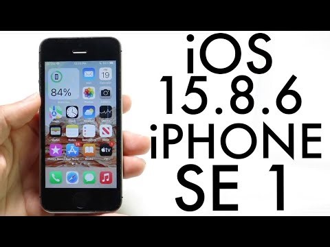 iOS 15.8.6 On iPhone SE 1! (Review)