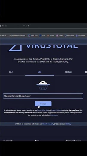 🔍 Scan Files & Links for Malware with VirusTotal Tool.