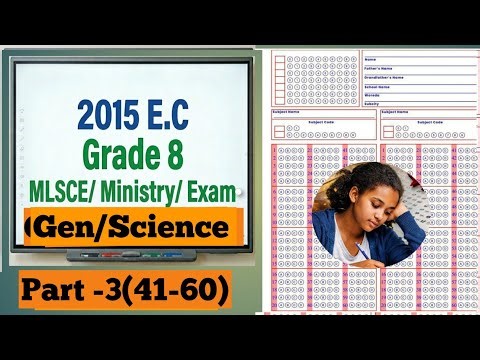 Grade 8 Science Part3 Exam Answers |Full Explanations Inside