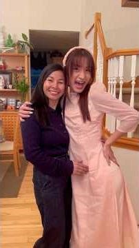 Wearing an ao dai for the first time with my stepmom as her trans step daughter