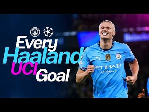 Every Erling Haaland Champions League Goal for Man City | City's new record UCL Goalscorer!