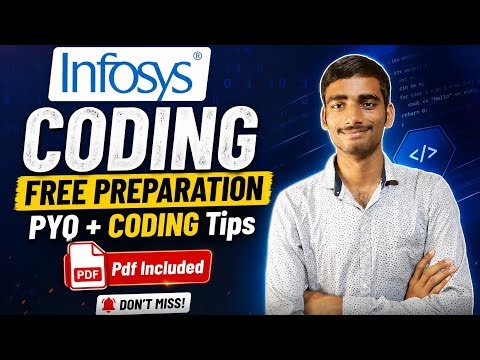 Infosys Coding Preparation 2026 | Free PYQ + Coding Tips + PDF