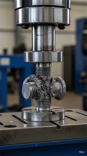 crushing nuts with hydraulic press!