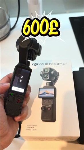 🚨 DJI Osmo Pocket 4 Pro BROKEN?! 😱📸 Screen Won’t Turn Off! #shorts