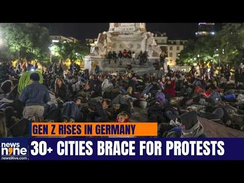 Massive Gen Z Protests In Germany Over Living Costs, Education Crisis | News9