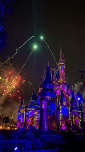 Disney Fireworks Magic ✨🎆 | The Most Beautiful Night Ever #shorts #disney #fireworks #magickingdom