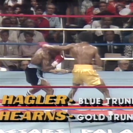 The Greatest Fight of All-Time? 🔥 Marvelous Marvin Hagler flattened Thomas Hearns to win their epic three-round war back in 1985. Hearns promised his jab would be the key to victory. But Hagler’s tactics - “I have one thing on my mind and that is to destroy him” - left Hearns with no choice but to slug it out. It resulted in one of the most amazing fights in history, and surely the greatest ever opening round. Such was the clamour to see the fight live, arenas all over the world - like the 15,0