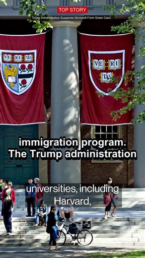 Trump Administration Suspends Microsoft From Green Card Program #shorts