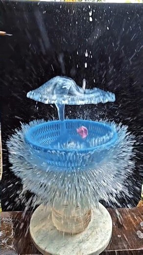 Water Balloon Basket Explosion in Ultra Slow Motion || #viral #trending #shorts #reels