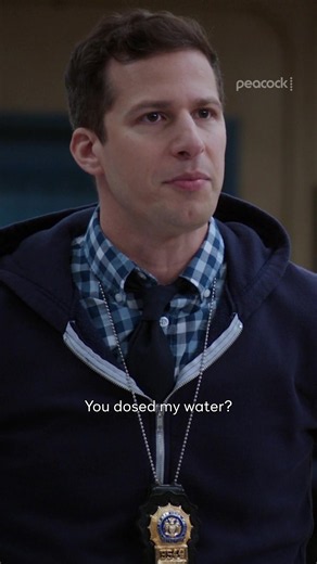My brain wants it's fast juice! #Brooklyn99 is streaming on Peacock. #AndySamberg #StephanieBeatriz #JakePeralta #RosaDiaz
