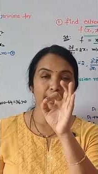 Multivariable Unconstrained Optimization Without Constraints Most Importan 006