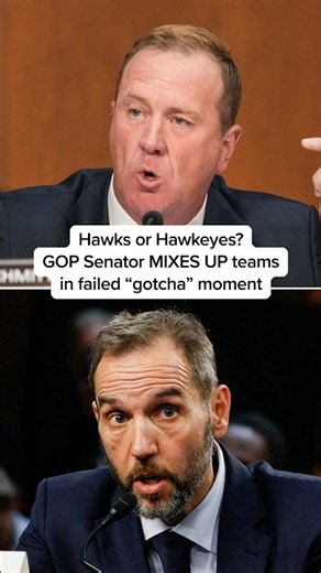Hawks or Hawkeyes? GOP Senator MIXES UP teams in failed 'gotcha' moment