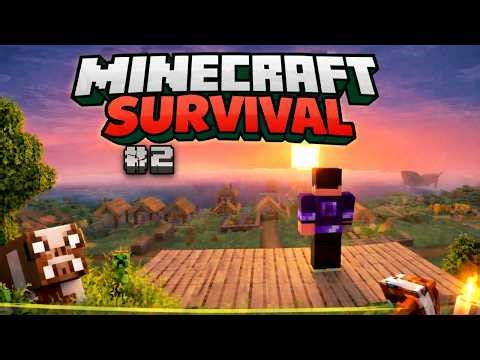 Minecraft Survival | Relaxing Longplay (No Commentary)
