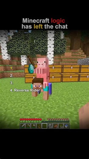 (PART 4) Illegal Minecraft Logic 💀😲 #shorts #minecraft