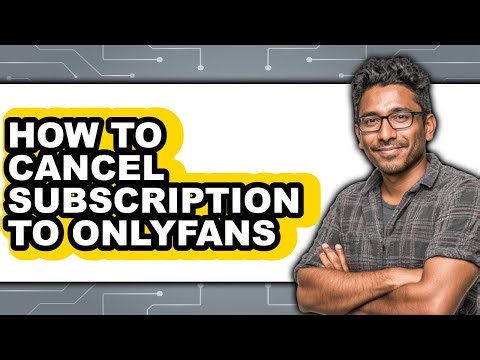 How to Cancel Subscription to Onlyfans (only Way)
