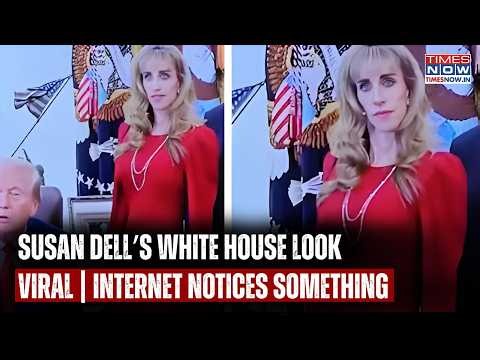 Susan Dell's Viral White House Appearance Sparks Buzz | Inside ‘MAR-A-LAGO FACE’ Mystery | Watch