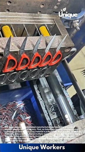 Mass Producing Kitchen Scissors: Industrial Stamping and Handle Overmolding Process