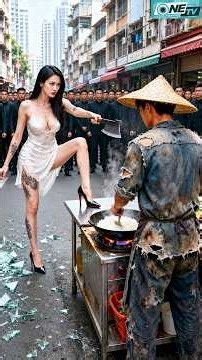 Long Thần Ẩn Danh Bán Cơm Chiên Lề Đường, Bị Vợ Kéo Côn Đồ Đập Quán Ép Ly Hôn, Nổi Điên Đập Cả Đám