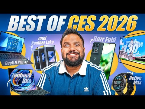 10000 Nits TV, Motorola's 1st Foldable & More - 10 Best Tech from CES 2026!