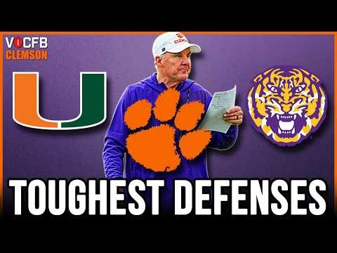 Ranking the Toughest Defenses Clemson will Face in 2026