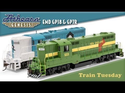 Train Tuesday 01/06/26: Athearn Genesis EMD GP18 & GP7
