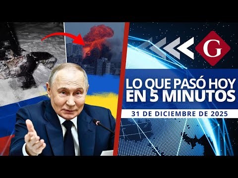 🔵 Noticias 31 diciembre: RUSIA REVELA IMÁGENES DE ATAQUE A RESIDENCIA DE PUTIN | Noticiero