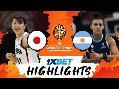 Japan 🇯🇵 v Argentina 🇦🇷 | Highlights | #FIBAWWC 2026 Qualifying Tournament