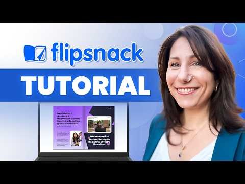 How to Make a Digital Flipbook | Flipsnack Full Tutorial