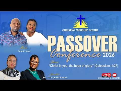 CWC | Passover Conference 2026 LIVE - Saturday Afternoon - Mrs B.Moni