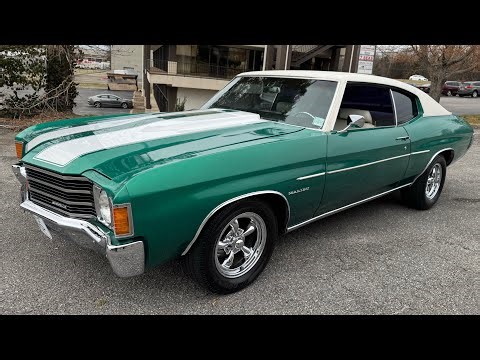 Test Drive 1972 Chevrolet Chevelle $32,900 Maple Motors #3345