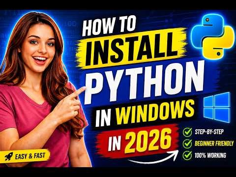 How to install python in windows in 2026 #python #beginnerfriendly