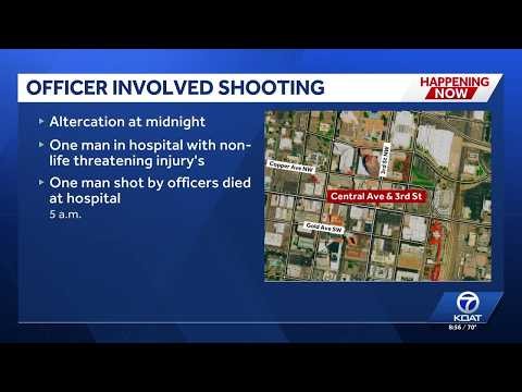 One person shot and killed by officers in Albuquerque