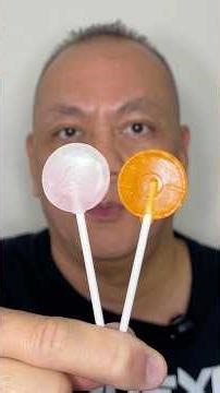 👂ASMR ZOLLI POPS LOLLIPOP CANDY (2 FLAVORS) EATING SOUNDS👂#shorts #asmr