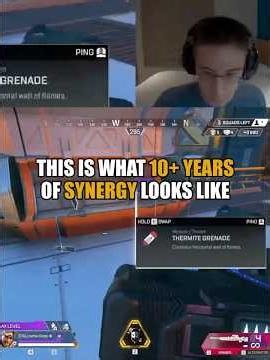 This Is What 10+ Years Of Synergy Looks Like 【APEX】 #kraber #mirage #apex #shorts