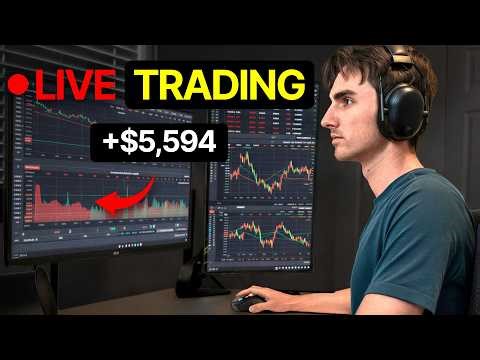Live Day Trading - Trading My 5 Step Scalping Strategy