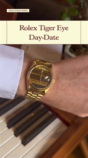 Replying to @mikenouveau my Rolex Day-Date Tiger Eye #watch #watches #watchcollector #horology #watchaddict #watchesoftiktok #vintage #vintagewatch #vintagerolex #rolex #rolexdaydate #tigereye