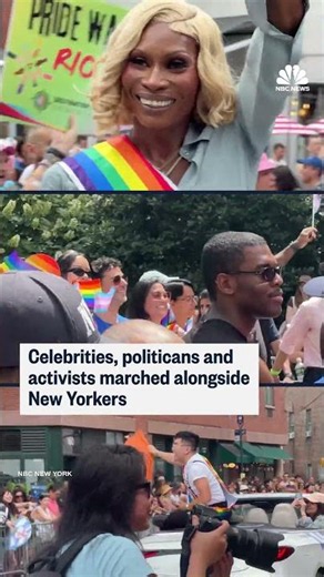 New Yorkers celebrate Pride
