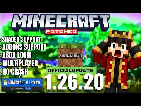 Minecraft Latest version 1.26.20 APK Download PATCH | MCPE LATEST VERSION REVIEW